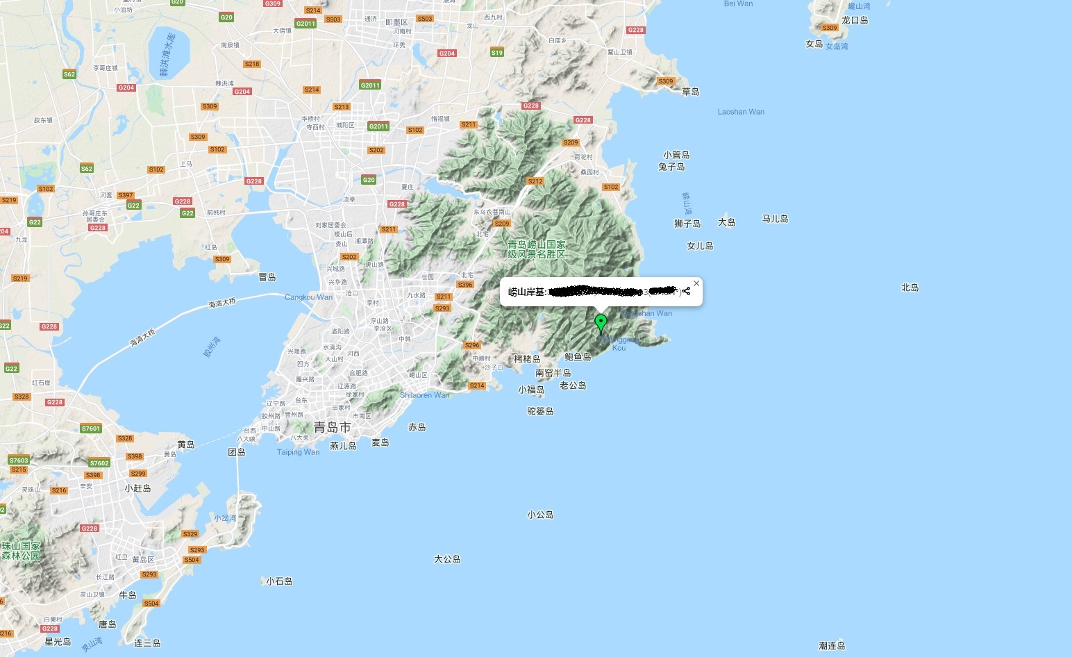 動(dòng)中通系統(tǒng)采用海面多點(diǎn)覆蓋:岸基基站點(diǎn)位的擴(kuò)充:為了獲得更遠(yuǎn)的傳輸距離和通訊效果,我們建議在嶗山南側(cè)山脈靠海位置,安裝補(bǔ)充基站